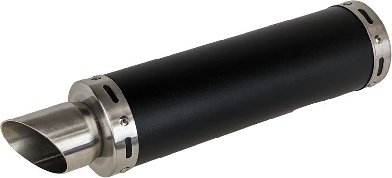 RedCap High Performance Exhaust System Muffler for GY6 50cc Scooter Moped TaoTao Jonway Kymco 139QMB (Black) - Image 2